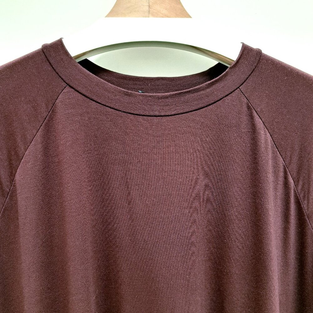 Eileen Fisher Fine Jersey Crew Neck Tunic Cassis Size 2X - Picture 4 of 9